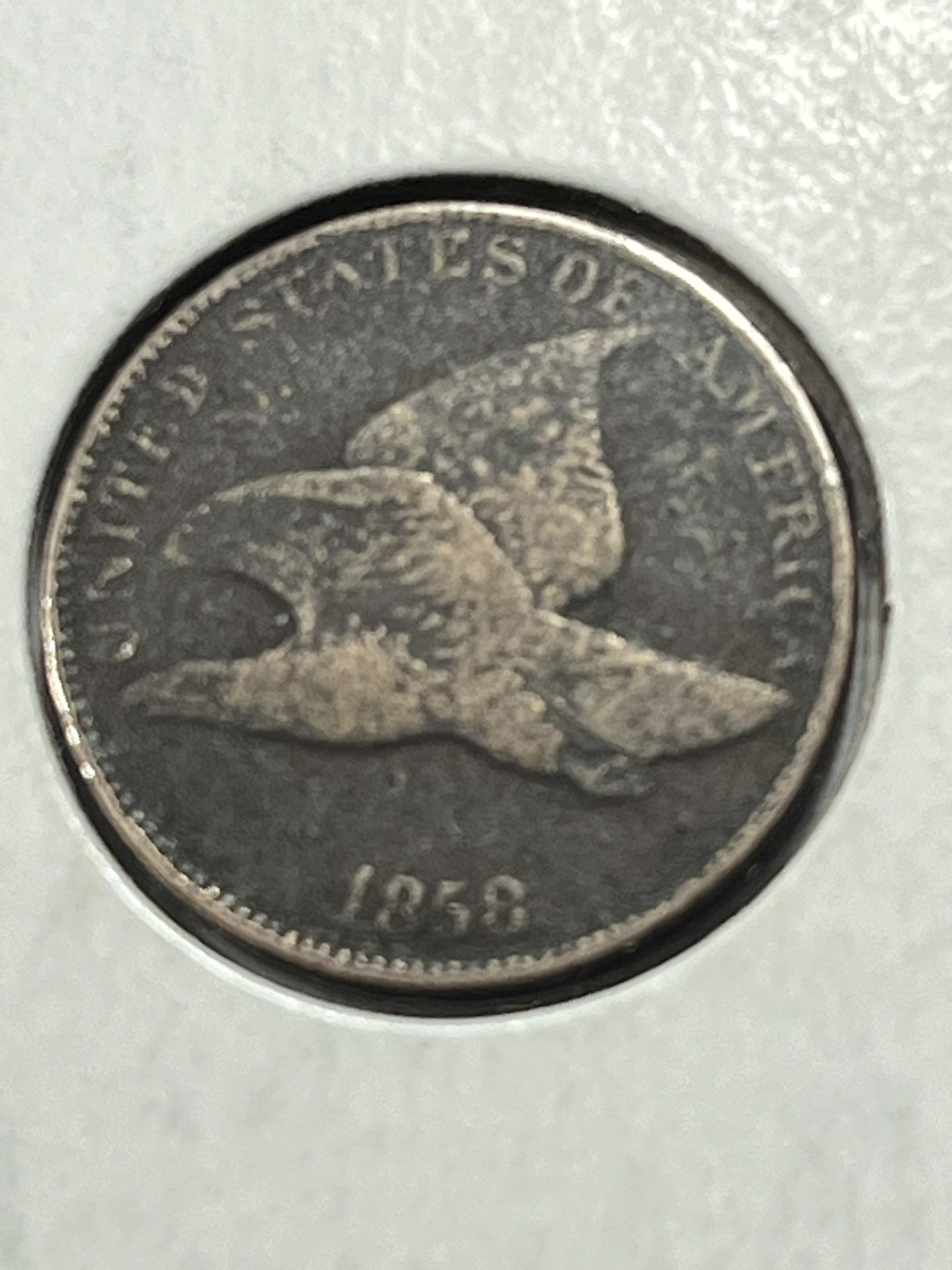 1858 Flying Cent