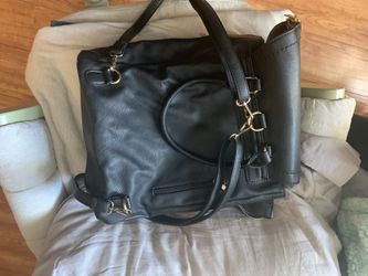 Leather backpack