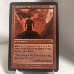 Odyssey Price of Glory Magic The Gathering Card #214