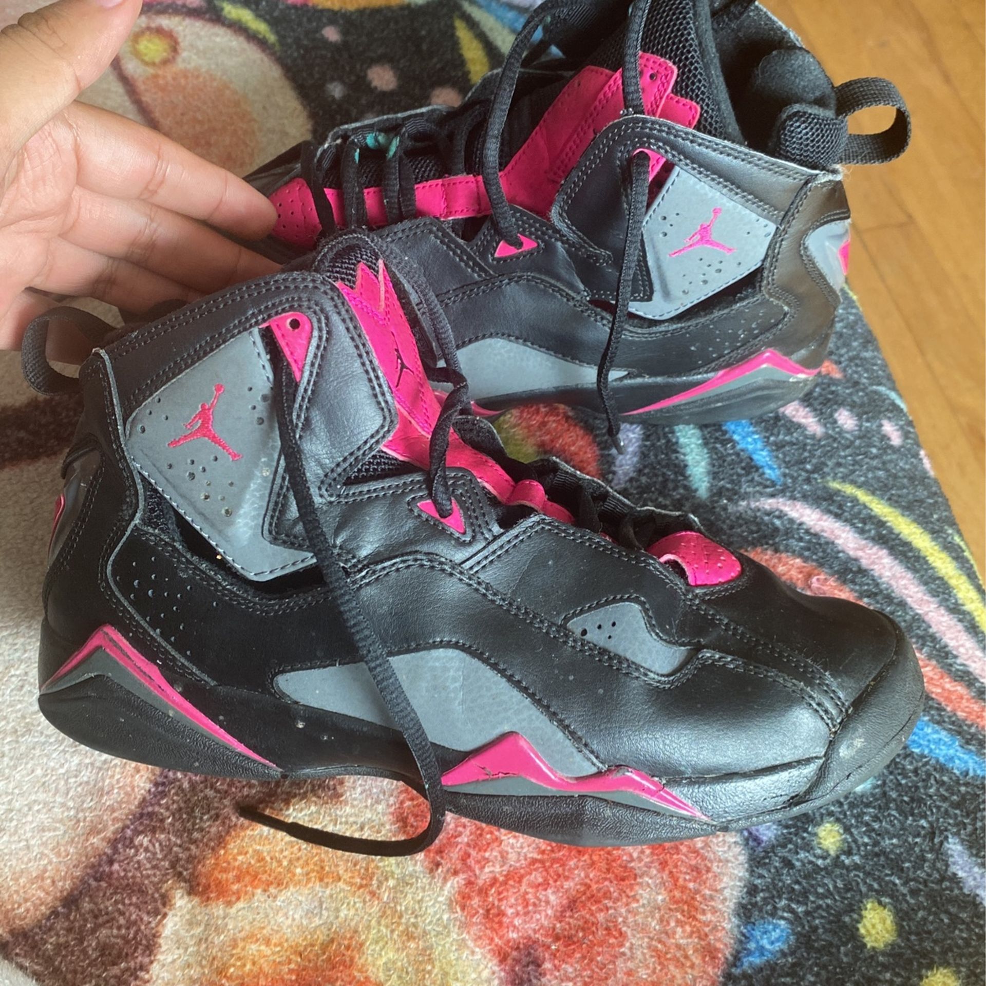 Jordan true flight pink cheap