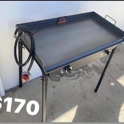 Plancha Nueva Con Double Quemador En Especial 