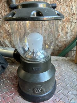 Camping lantern, battery powered
