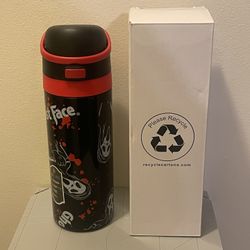 Scream Ghostface Mask Stainless Steel Water Bottle 