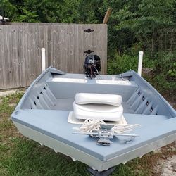 2019 Alweld John boat , Moter And Trailer