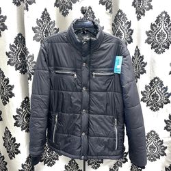 ADULT Black Winter Snow Puffer Jacket 