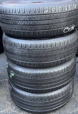 4 Llantas Usadas Hankook Kinergy 205/55/16 $220 Las 4