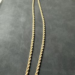 14K Gold Rope Chain 