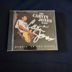The Carvin Jones Band Unleashed Burnin' Up The Blues CD