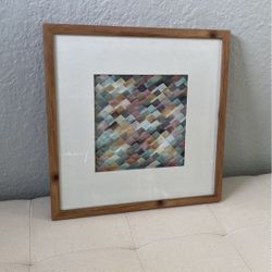 17x17 Wood Framed Art