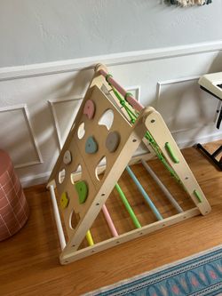 High quality wood climbing triangle