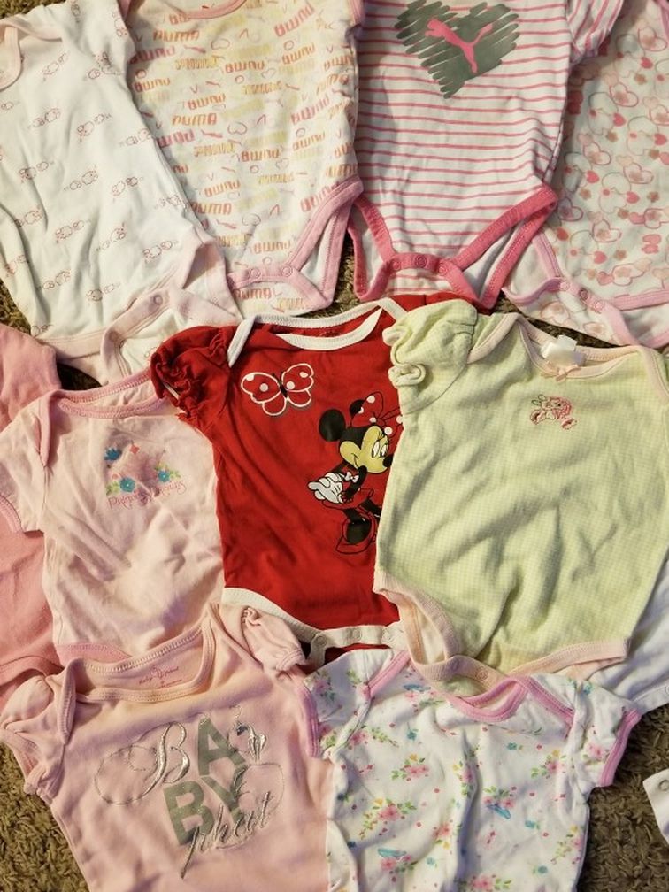 0-3 Month Baby Girl Clothes Bundle