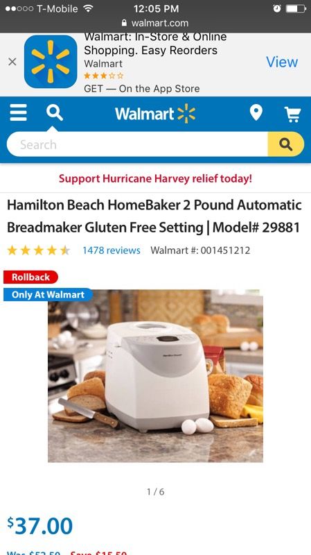 Bread maker $20 brand new