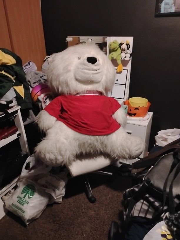 Big White Teddy Bear 