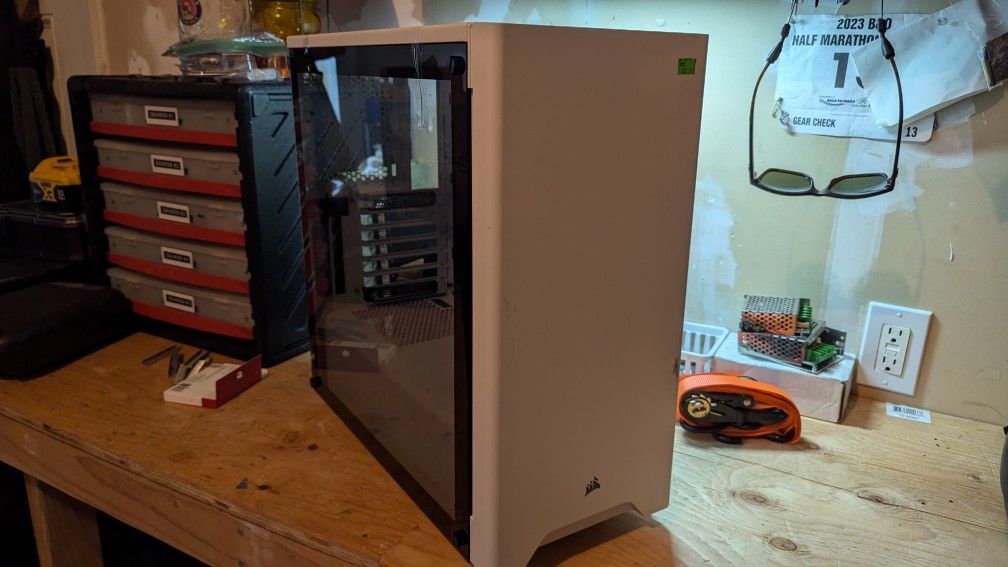 5000D Tempered Glass Mid-Tower ATX PC Case — White