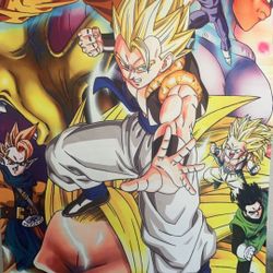 Dragon Ball Z Print (cloth ,10xbetter Then Poster )