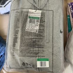 SUPREME NIKE SIP UP HOODED SWEATSHIRT XL Grey
