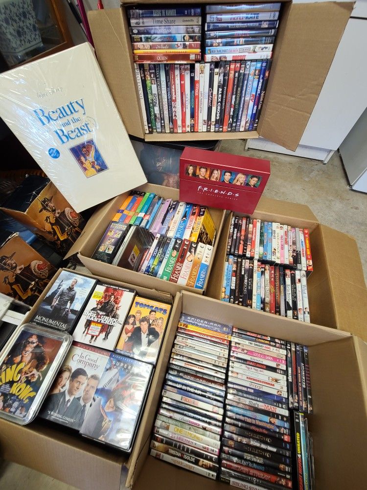 300+ NEW & Used DVD & Blu-Ray Collection