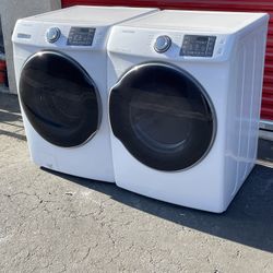 Samsung Set Gas Dryer And Washer 