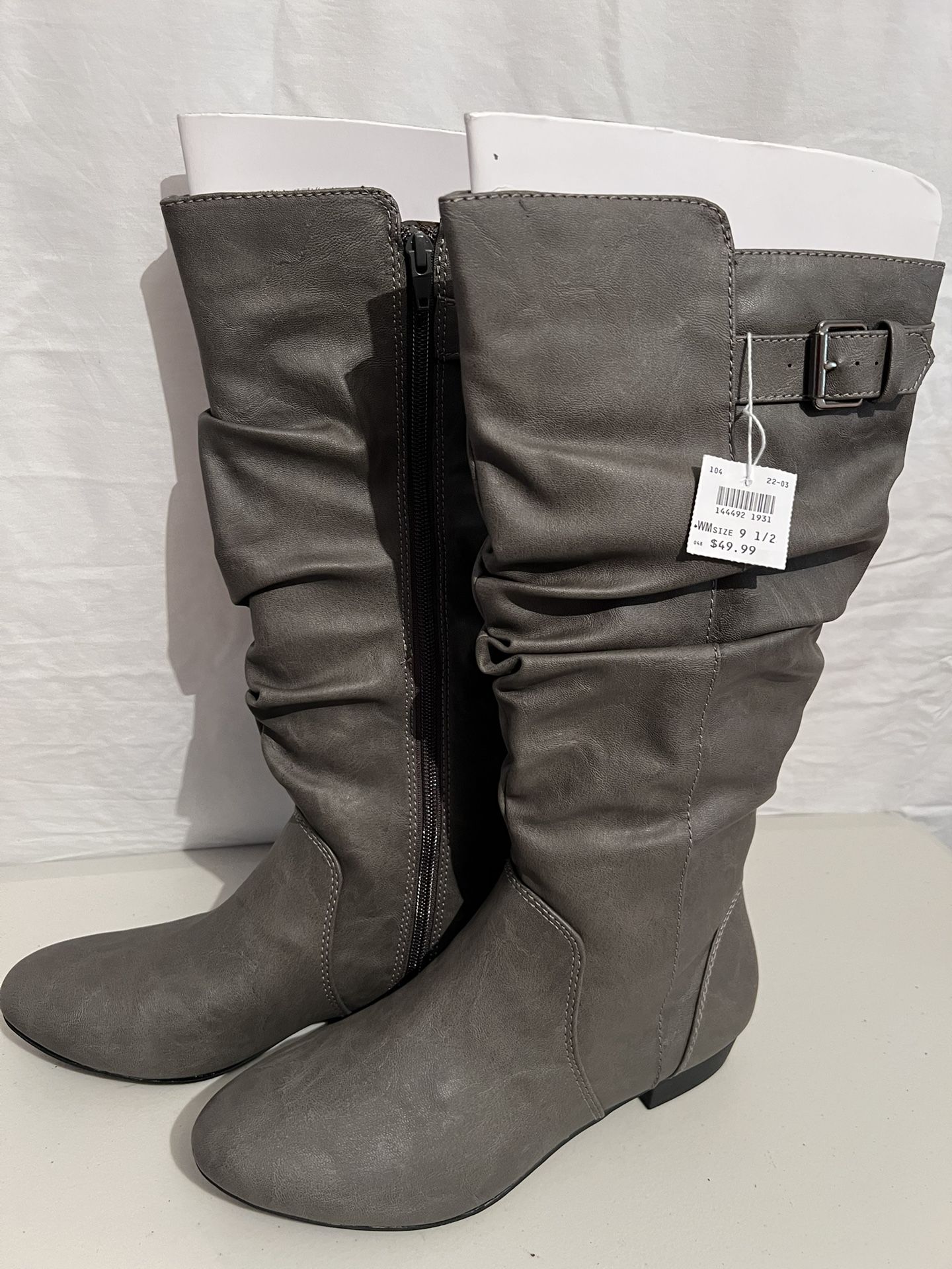Lower East Side Women’s Size 9 1/2 Grey Mid Calf Boots