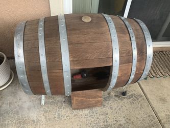 Dog Crate Wine barrel