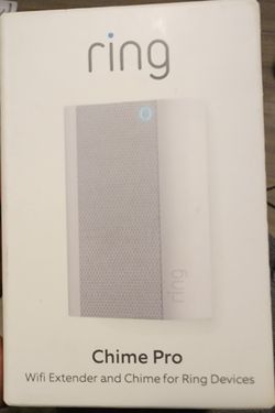Ring Chime ( Pro Version ) 2nd Gen Wifi Extender, Nightlight & Chime