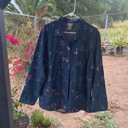EMBROIDERED JACKET XL