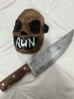 The Purge Costume And Knife Adult