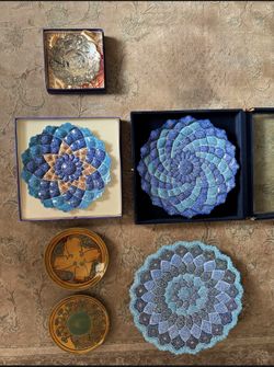 Vintage hand painted plate each $50
