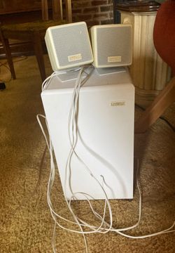 2 PC speaker and subwoofer