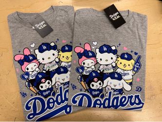 Hello Kitty and friends dodgers tshirt
