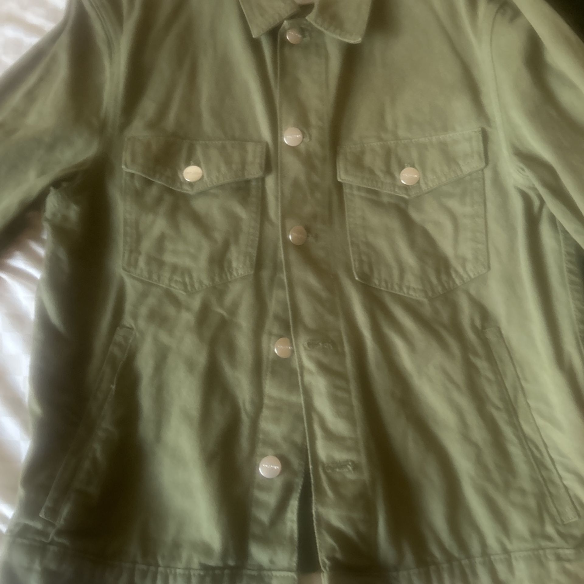 Men’s Green Jean Demin Jacket
