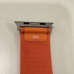 Genuine Apple Watch Band - Alpine Loop (49mm) - Orange - Small