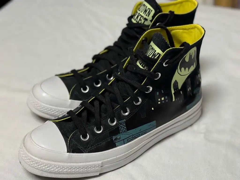 Converse Chuck 70 X Chinatown Market Hi Top Batman Mens Size 9/Women 11 Sneaker