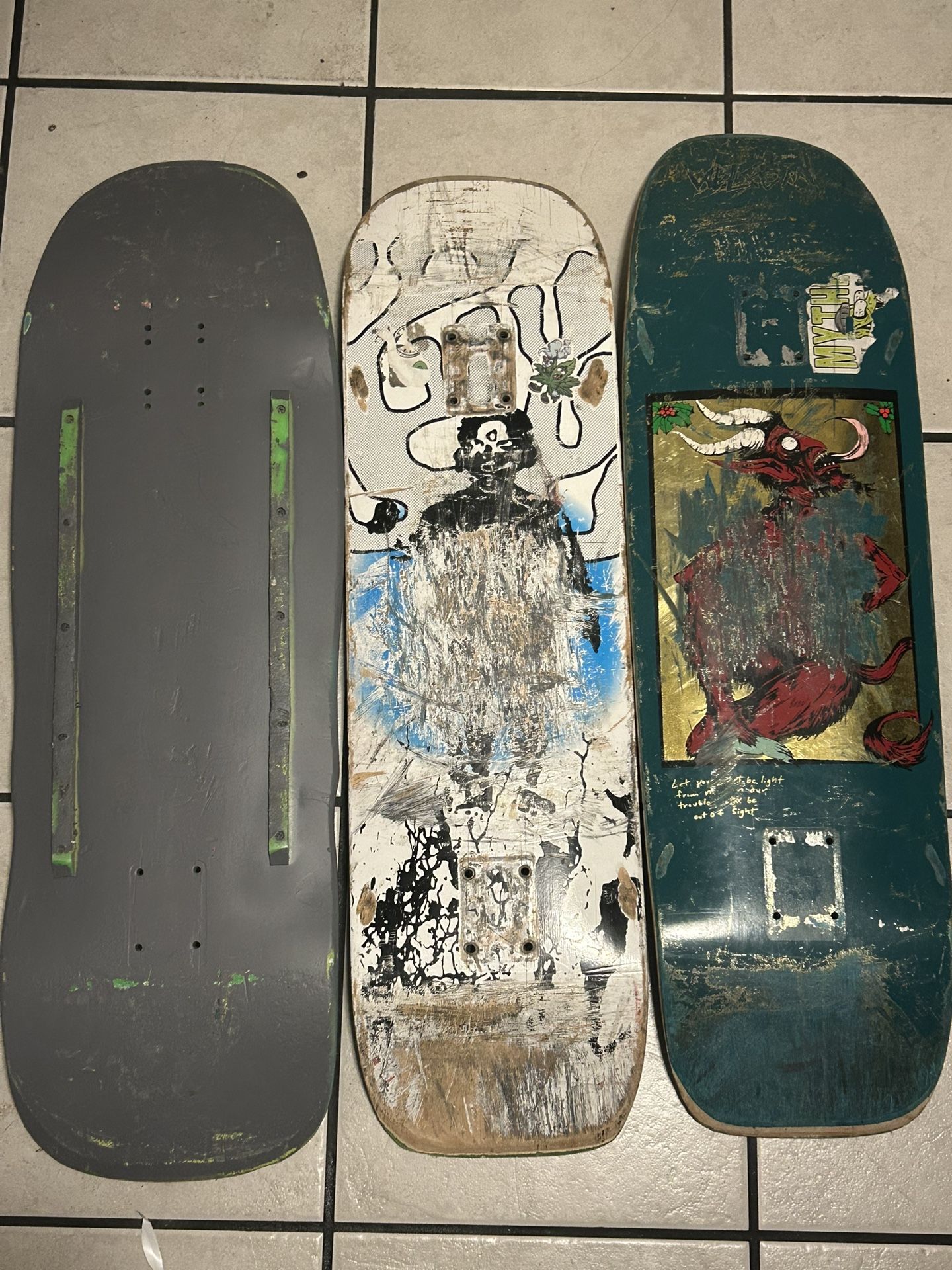 used skate decks