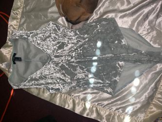 Baby blue body suit