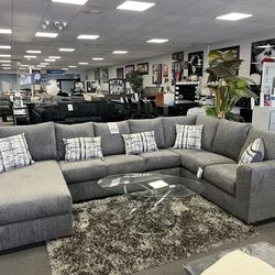 Gray sofa sectional 🇺🇸American Made🇺🇸