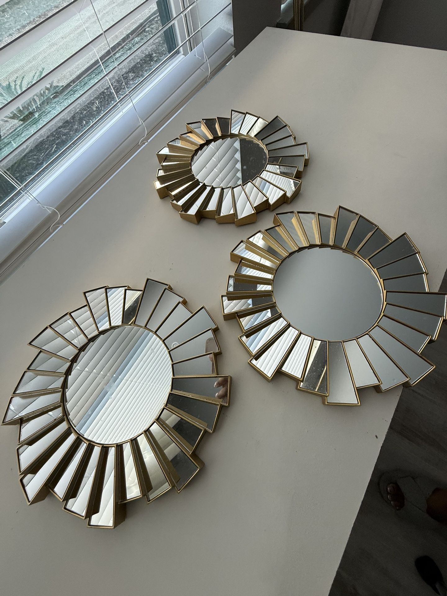 Set Of 3 Small Mirrors