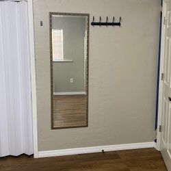 Solid Wood Full-Length Mirror