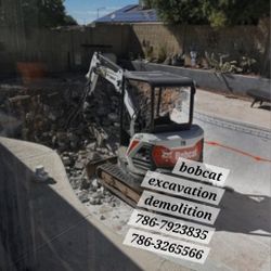 Bobcat Excavation Demolition 