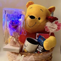 Winnie Pooh Guft Baskets. 2 Styles Available