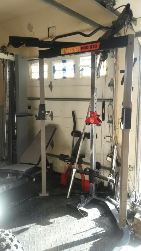 Weider PRO 575 safety spotter BENCH & RACK