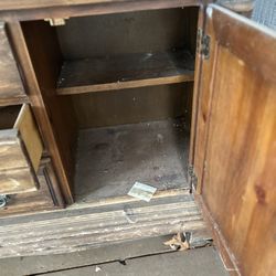 Cabinet Hutch Used 