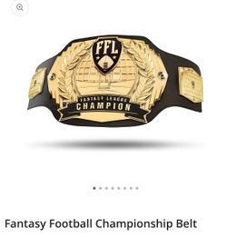 Fantasy Football League Championship Belt