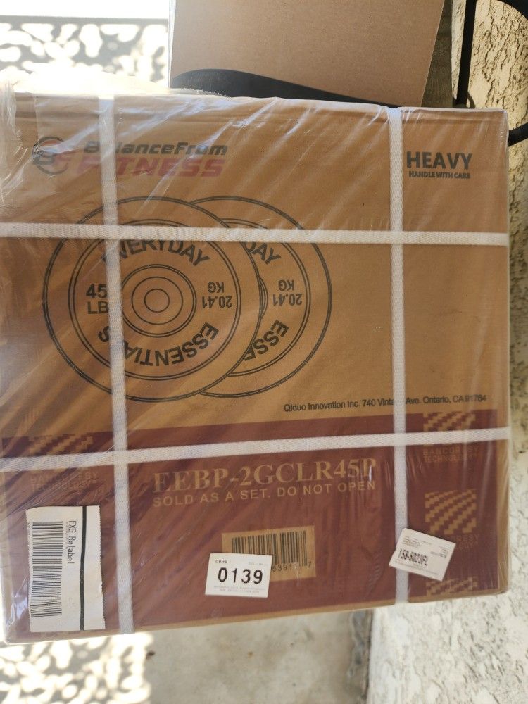 Balance Fum Barbell Bumpers Weights 10-45lbs