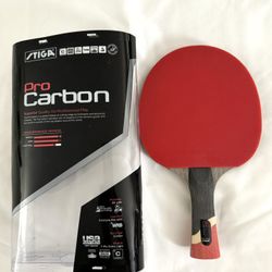 STIGA Pro Carbon Performance-Level Table Tennis Ping pong Racket Paddle Carbon