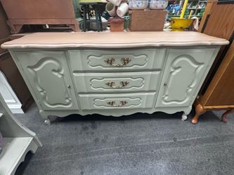 Newly refinished French provincial credenza
