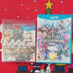 2 Games Bundle: MAG for PS3, and Super Smash Bros. for Wii U