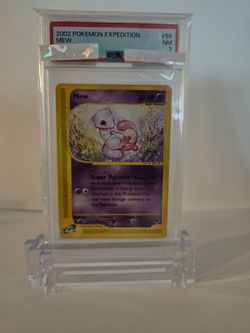 2002 Pokemon Expedition Mew #55 PSA 7 NM non holo