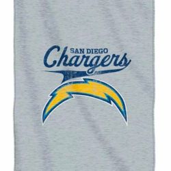 Hall of Fame Memorabilia San Diego Chargers 54''x84''Sweatshirt Blanket 