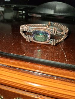 NewvTopaz copper  cuff bracelet